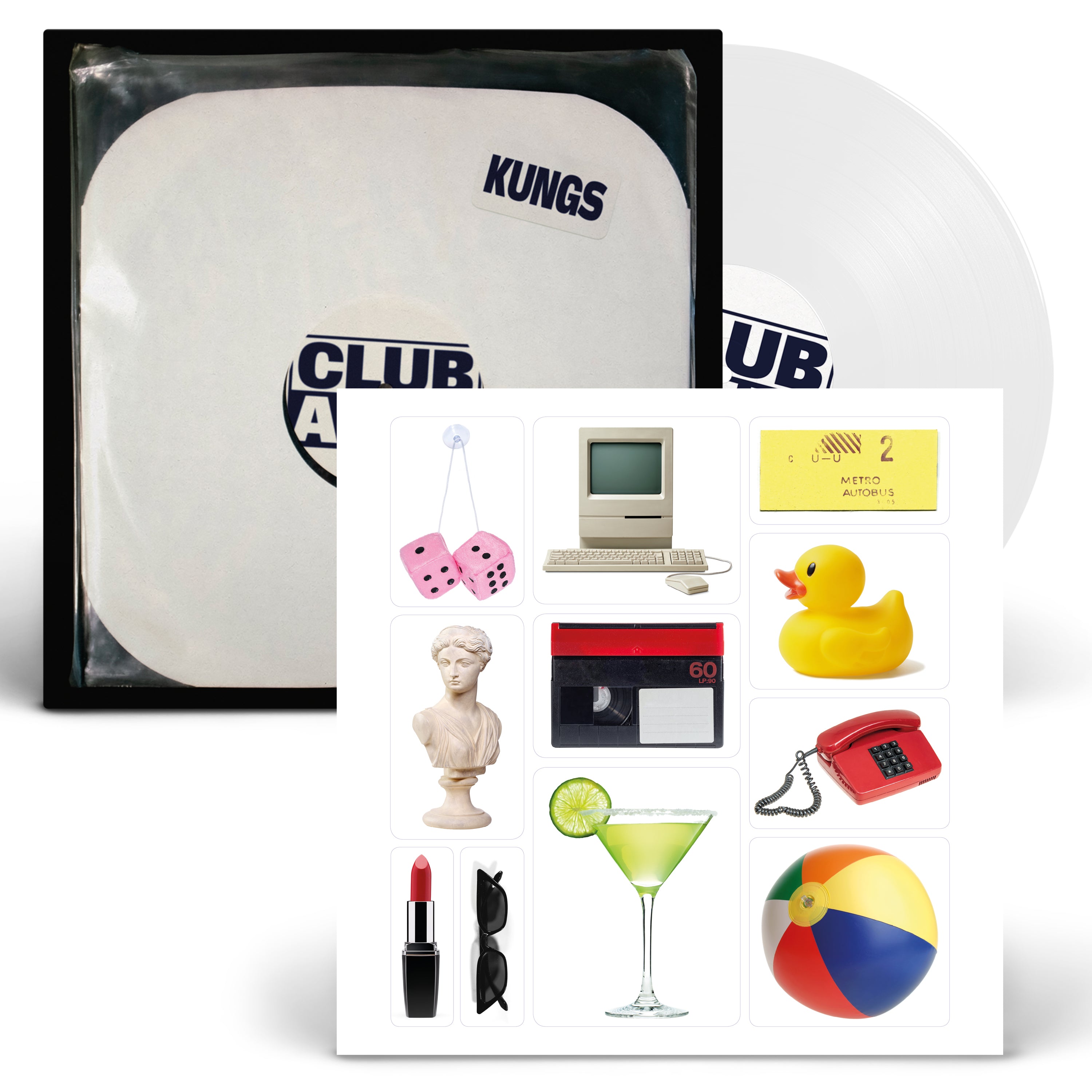 Vinyle "Club Azur" + Planche de Stickers